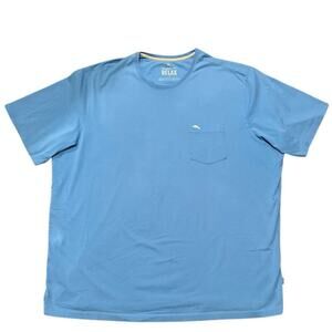 Tommy Bahama Men's Relax Short Sleeve Shirt Blue Size 3XT